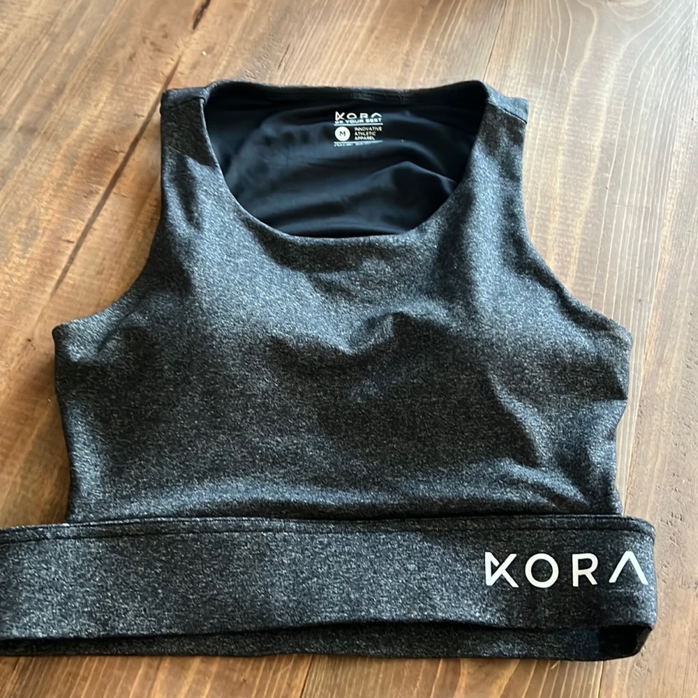 KORA Activewear Womens Contour Open Back Sports Bra